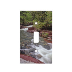 Lost Horse Creek in Waterton Lakes National Park Light Switch Cover