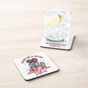 Lost In a Book.... Beverage Coaster
