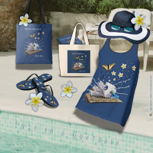 Lost in a Quatrain Poetry Tote by Adiela Akoo