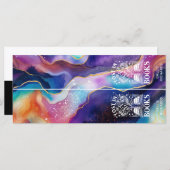 Lost In Books Galaxy Swirl 2-in-1 Bookmarks (Front/Back)