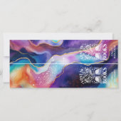 Lost In Books Galaxy Swirl 2-in-1 Bookmarks (Front)