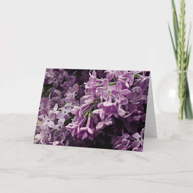 Lost in Lilac Card (Front)