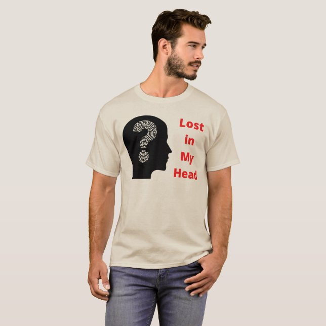 Lost in My Mind Men's Basic T-Shirt (Front Full)