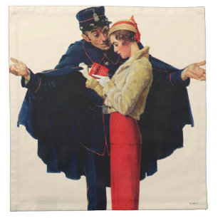 Lost in Paris Cloth Napkin