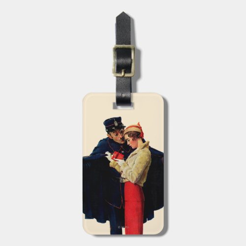 Lost in Paris Luggage Tag