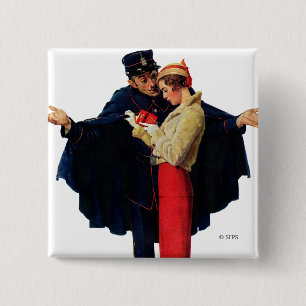 Lost in Paris Pinback Button