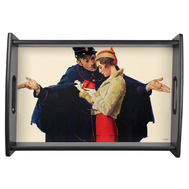 Lost in Paris Serving Tray (Front)