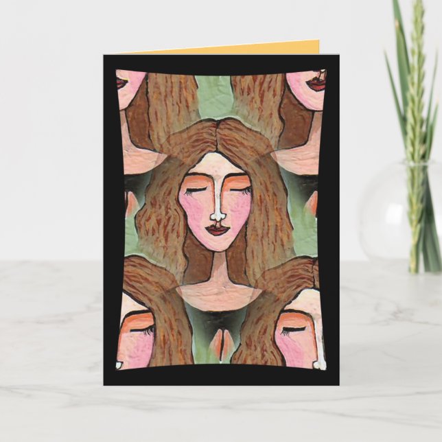 Lost in Prayer - Inter-Faith greeting card (Front)