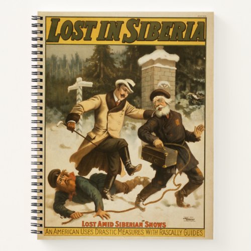 Lost In Siberia Circa 1898 Notebook