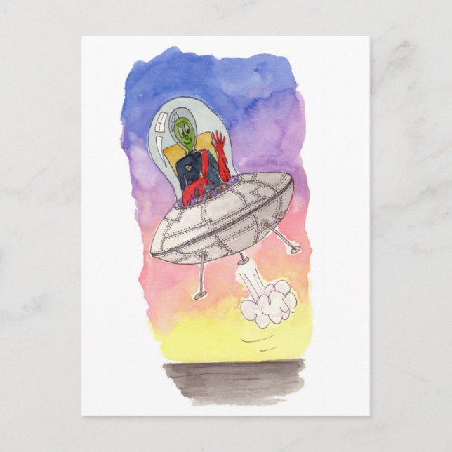 Lost in Spaaaaaaace Postcard (Front)