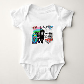 Lost in the 50s Retro Cool Design Baby Bodysuit