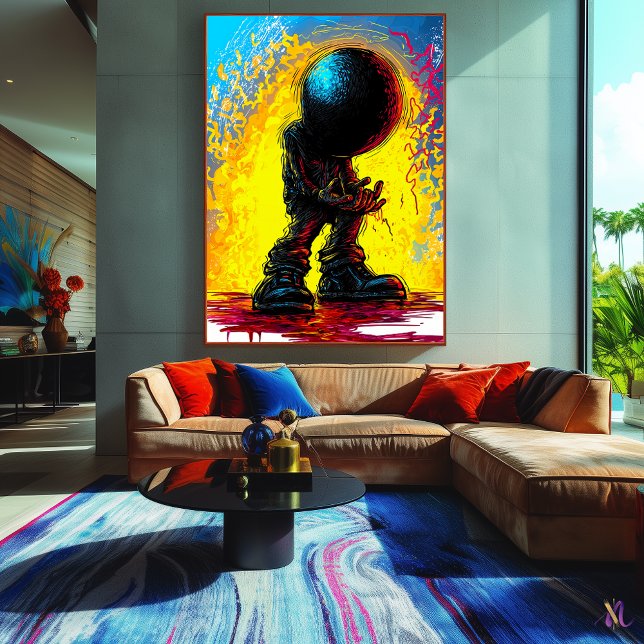 Lost in the Abyss – Surreal Expressionist Art Poster (Creator Uploaded)