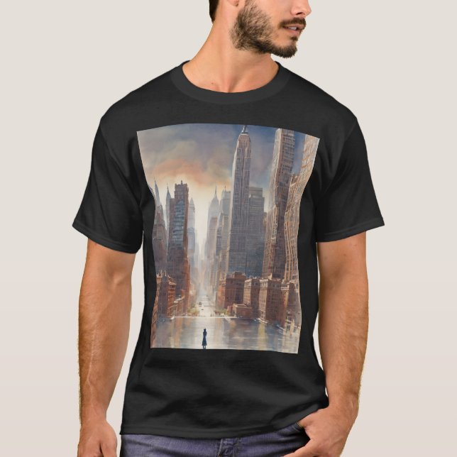 Lost In The Big City T-Shirt (Front)