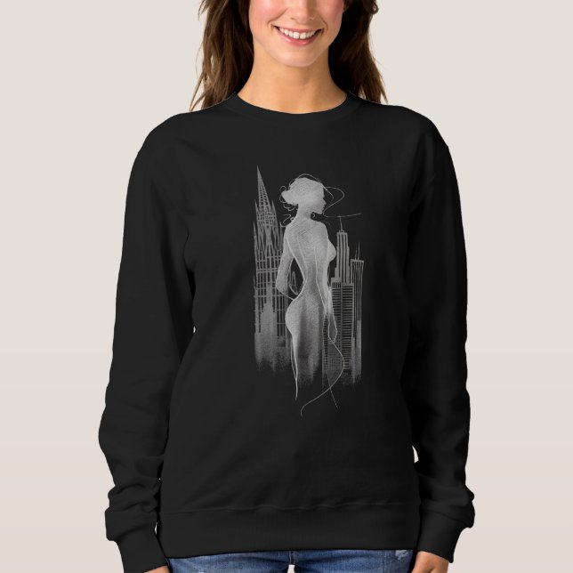 Lost in the city  Sweatshirt (Front)
