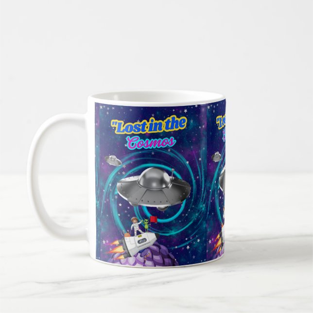 LOST IN THE COSMOS COFFEE MUG (Left)