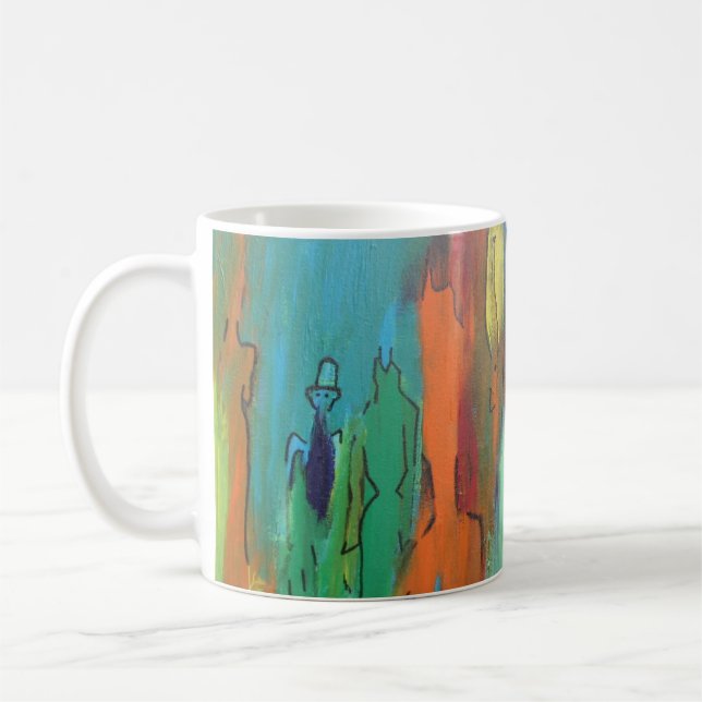 Lost In The Crowd - 1 of 2 Coffee Mug (Left)