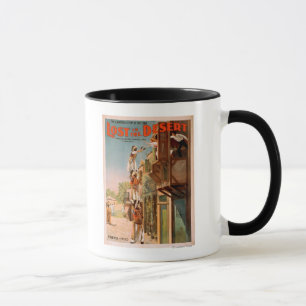 Lost in the Desert Arabian Theatrical Poster Mug