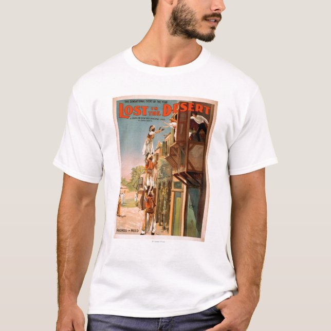 Lost in the Desert Arabian Theatrical Poster T-Shirt (Front)