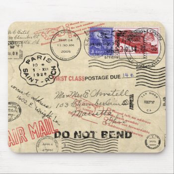 Lost In The Mail Mousepad by kathysprettythings at Zazzle