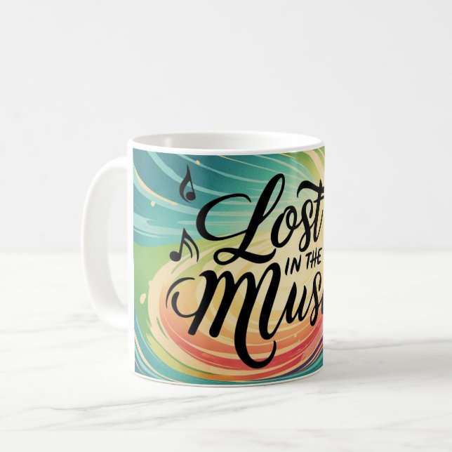 Lost In The Music Coffee Mug (Front Left)