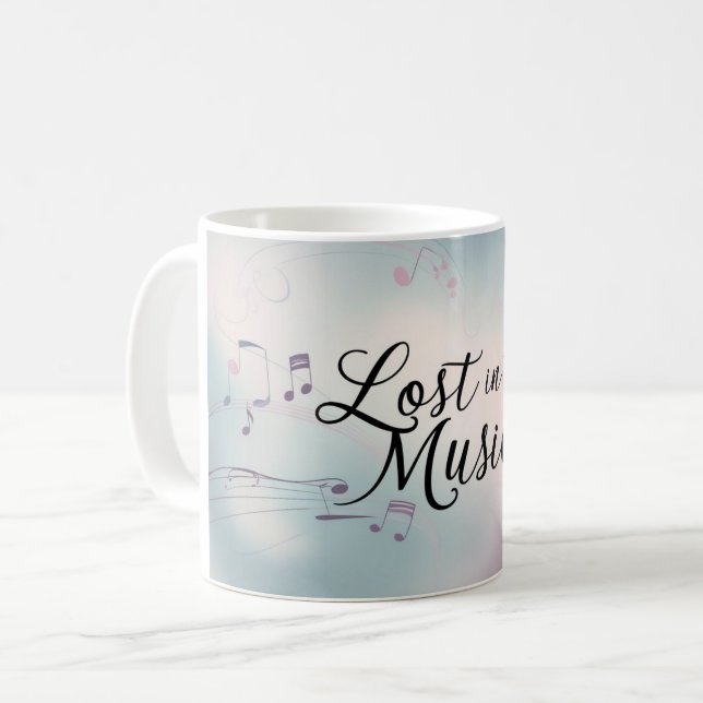 Lost In The Music Coffee Mug (Front Left)