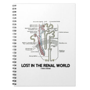Lost In The Renal World Kidney Nephron Notebook