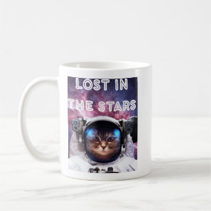 Lost in the Stars Cat Astronaut Mug 