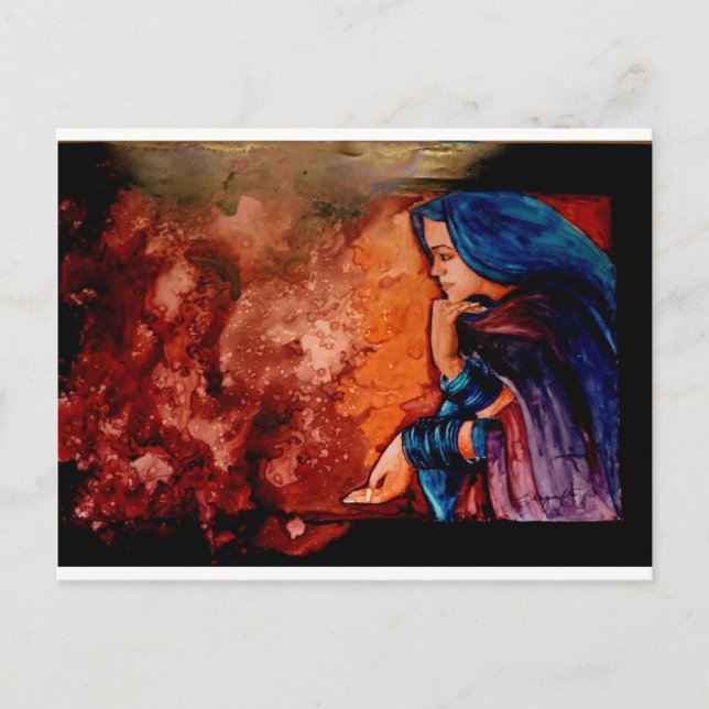 Lost in Thought Postcard (Front)