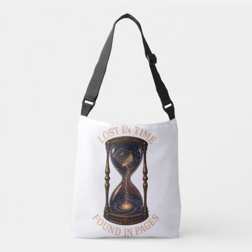 Lost In Time Found In Pages Crossbody Bag