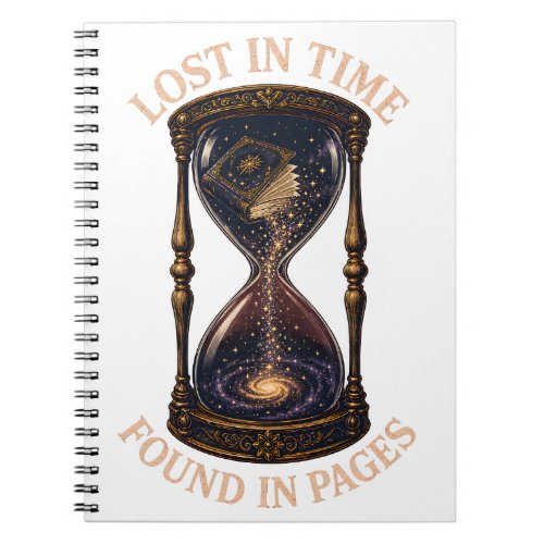 Lost In Time Found In Pages Notebook