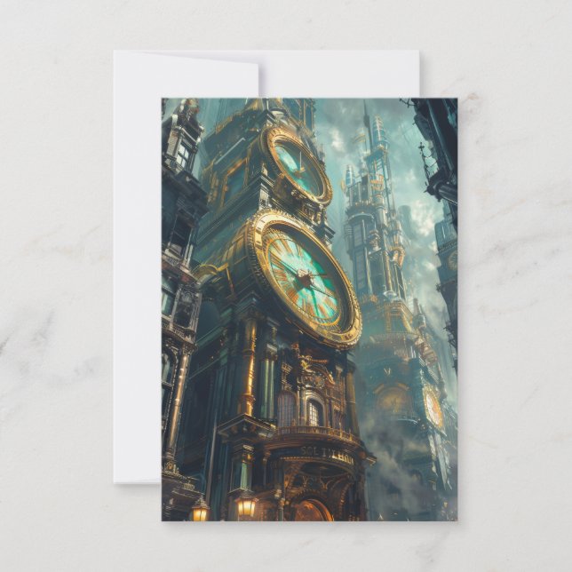 Lost in Time Thank You Card (Front)