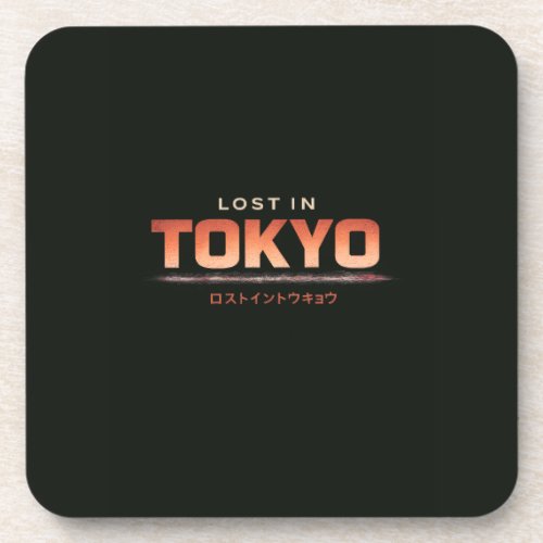 Lost in Tokio Beverage Coaster