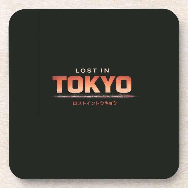 Lost in Tokio Beverage Coaster (Front)
