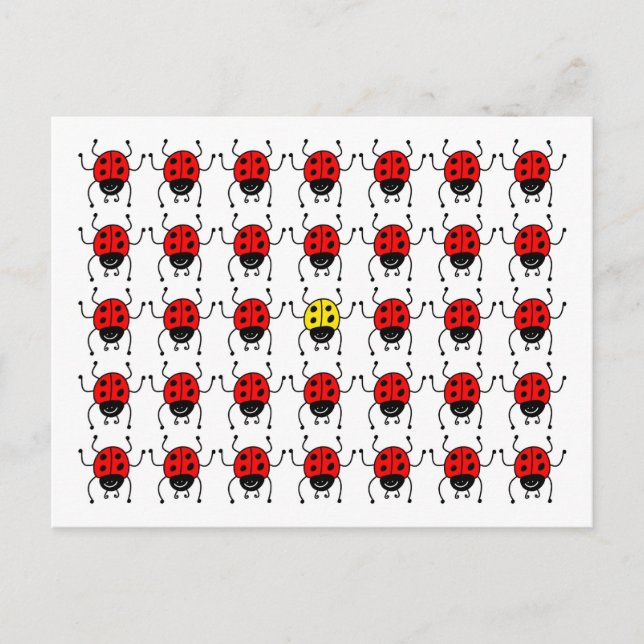 lost ladybug postcard (Front)