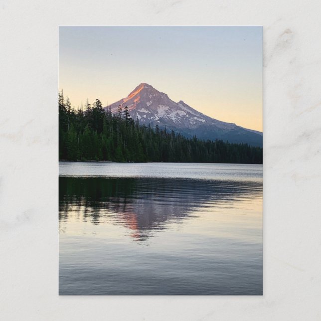 Lost Lake Mount Hood Sunrise Reflections Postcard (Front)
