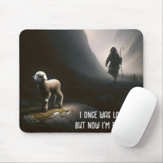 Lost Lamb With Shepherd Mouse Pad