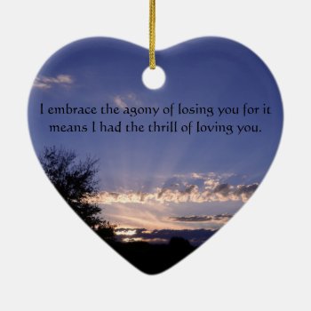 Lost Loved One Ornament by Vanillaextinctions at Zazzle