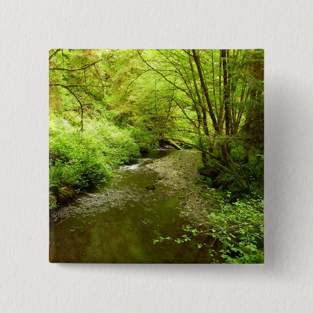 Lost Man Creek I at Redwood National Park Button (Front)