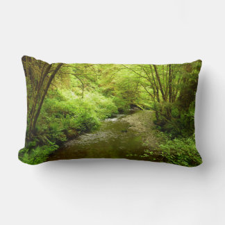 Lost Man Creek I at Redwood National Park Lumbar Pillow