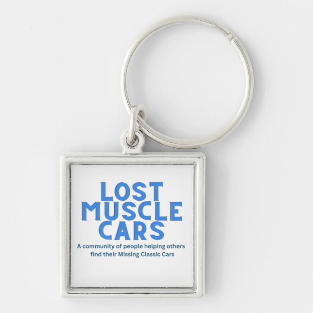 Lost Muscle Cars Keychain (Front)