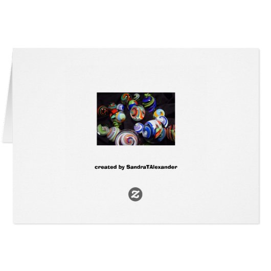 lost my marbles card (Back Horizontal)