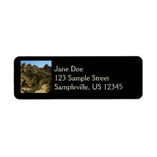 Lost Palms Oasis II at Joshua Tree National Park Label