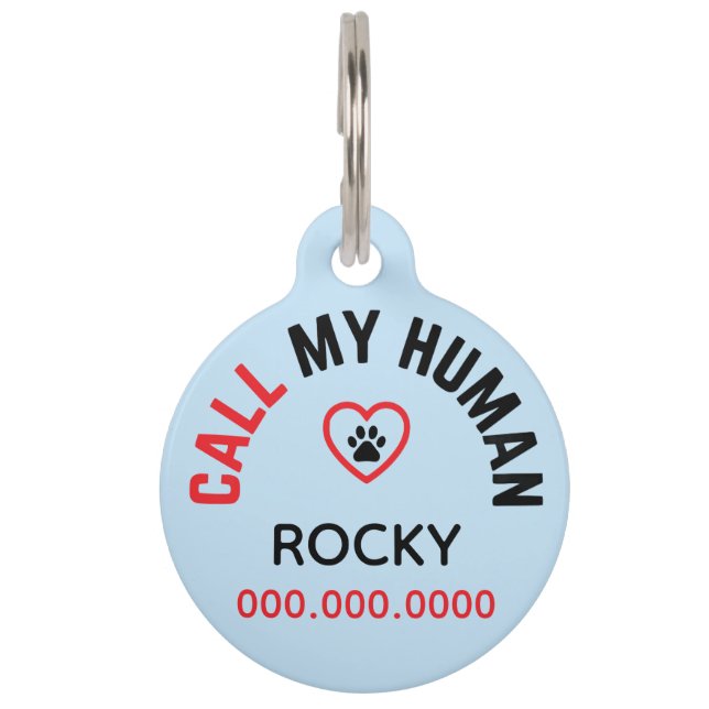 Lost Pet ID Tag (Front)