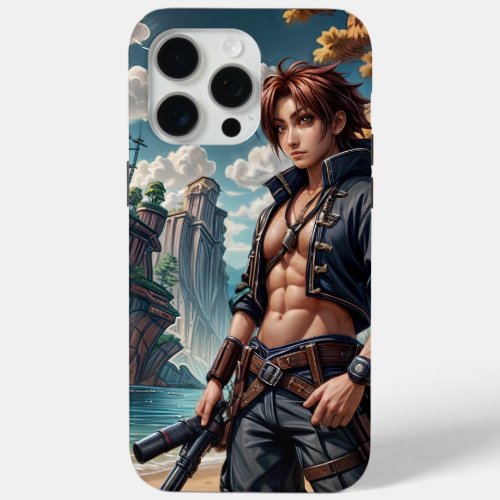 Lost Pirate Guy Anime iPhone 15 Pro Max Case