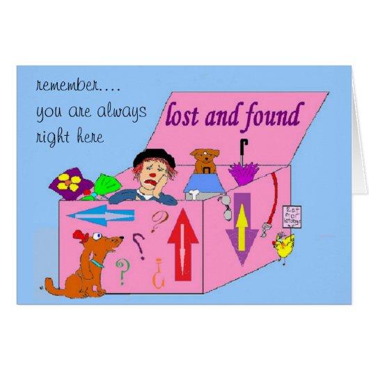lost pup by peacewillow cards (Front Horizontal)