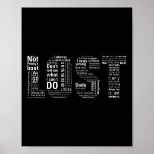 Lost Quotes Clic Drama Tv Show Sci Fi Funny Sarcas Poster
