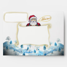 LOST SANTA 5x7 envelope