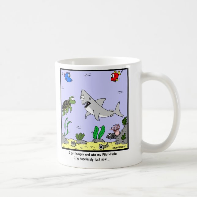 Lost: Shark Cartoon Coffee Mug (Right)