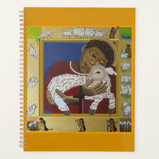 Lost sheep and Jesus Christian Planner (Front)