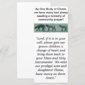 Lost Sheep Catholic Paryer Rack Card (Front/Back)